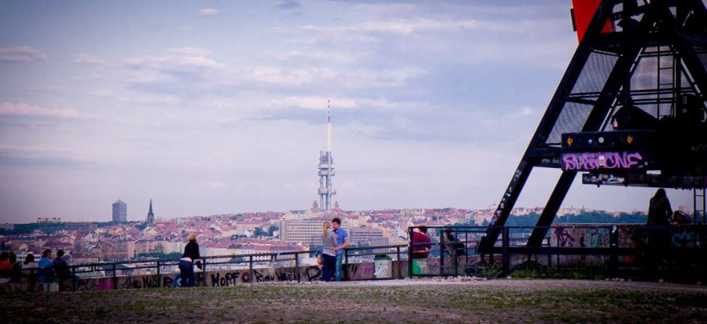 Metronom viewpoint to Prague